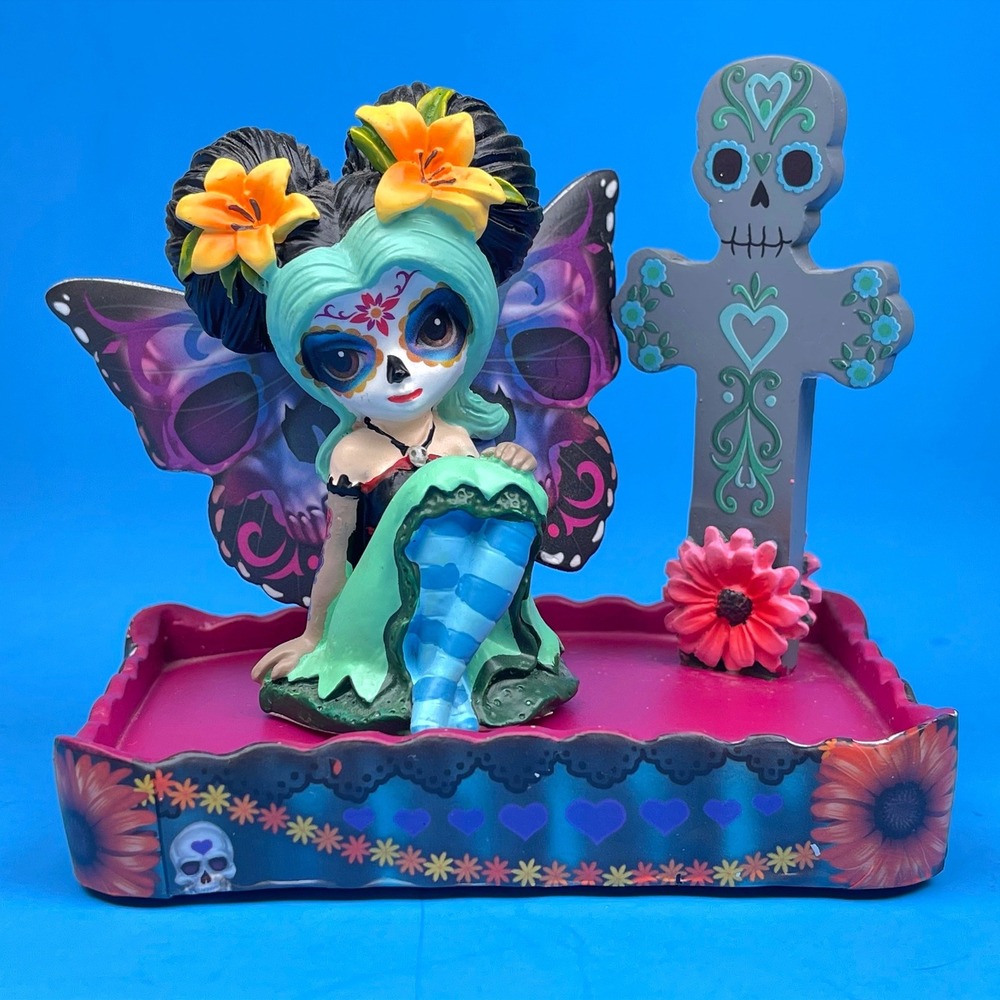 Jasmine Becket-Griffith Eternal Blessings Float Figurine Sugar Skull Fairy